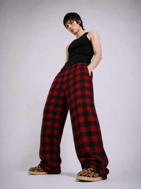 Legdays Comfy Wide-Legs Red/Black UNISEX