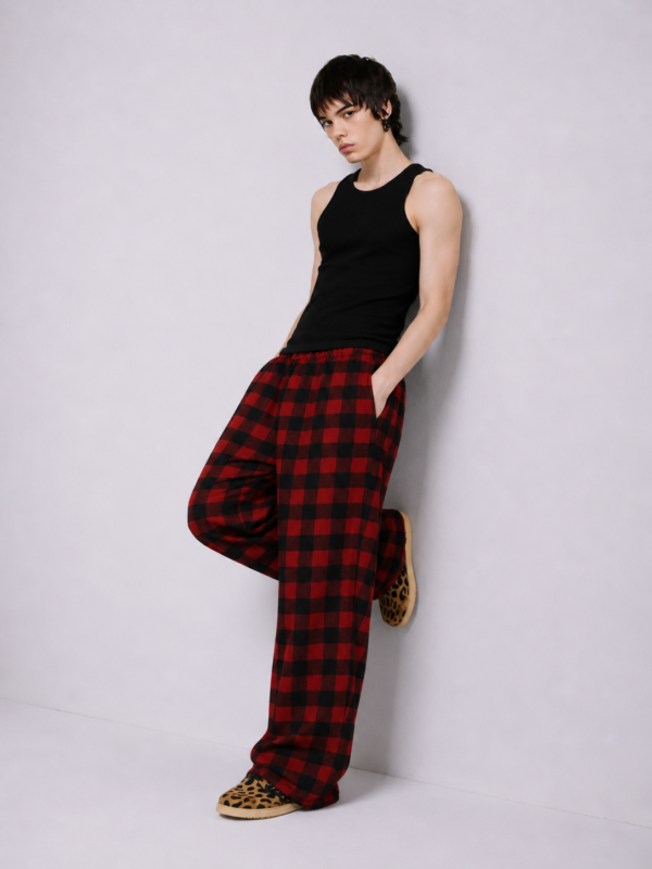 Legdays Comfy Wide-Legs Red/Black UNISEX