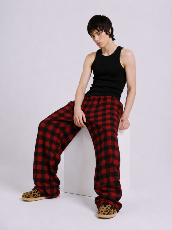Legdays Comfy Wide-Legs Red/Black UNISEX