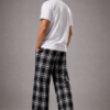 Unisex Baggy Classic Check Lower – Black/White